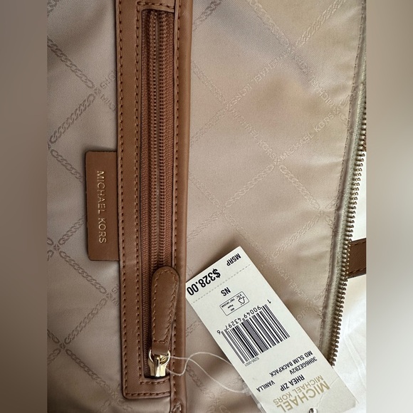 Michael Kors Rhea Zip Medium Slim Signature Logo Backpack - Picture 11 of 11